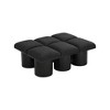 Meridian Furniture,Pavilion Boucle Fabric Bench - 4 of 4
