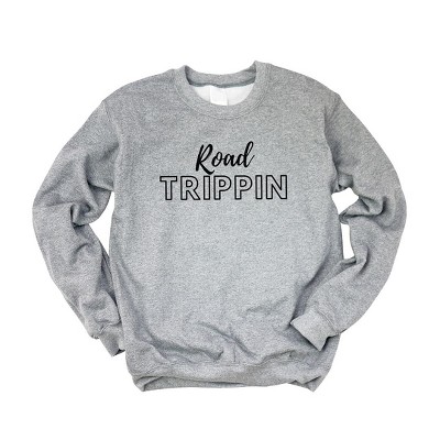Simply Sage Market Women's Graphic Sweatshirt Road Trippin' Script