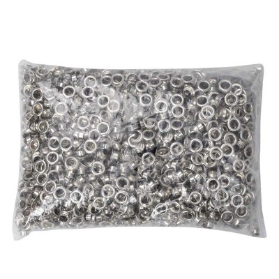 Yescom 2000pcs 1/4” Size 0 Grommets & Washers Kit Leather Bags Signs Poster Eyelet