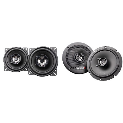 MB Quart Discus DK2-116S 6.5 Inch Coax Speakers with DK2-110 4 Inch Coax Speakers