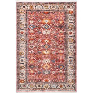 Nuloom Betty Floral Fringe Indoor Area Rug, 2' x 3', Red - 1 of 4