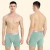 CARER 2-Pack Reusable Mens Incontinence Underwear Washable Moderate Absorbency Leak-Proof Mens Incontinence Boxer - 2 of 4