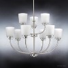 Urban Ambiance Luxury Transitional Chandelier,  20-3/8" x 31-1/4",  Brushed Nickel Finish, UHP2767 - 3 of 4