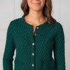 Hope & Henry Women's Organic Herringbone Stitch Cardigan Sweater, Adult - 3 of 4