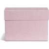 Bigso Lovisa Fiberboard Label Frame - 12 File Storage Box - Sturdy Paperwork Storage Box with Metal Label Holder - 3.7in x 13in x 9.4in - 4 of 4