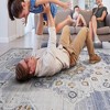 ChicFurnit Rug PAYAS Collection Stain Resistant Non Shedding Kid and Pet Friendly for High Traffic Areas, Off-White, 90"*6.5"*6.5" - 2 of 4