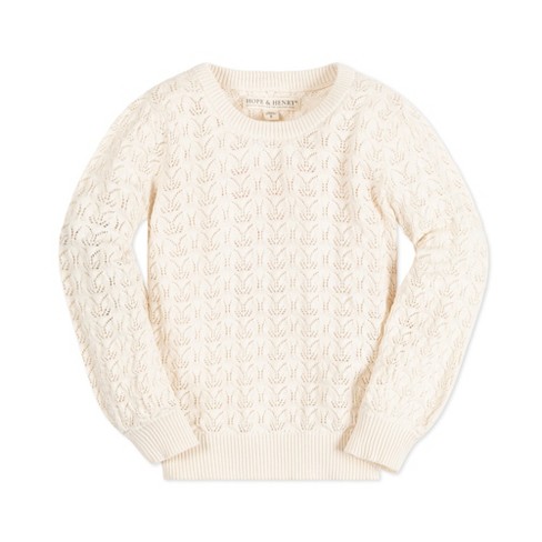 Girls deals ivory sweater