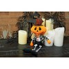 Gallerie II Pumpkin Jack-O-Lantern Halloween Dangle Leg Shelf Sitter - 4 of 4