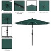 Patio Umbrella with Lights - 10 ft Outdoor Sun Shade Canopy with 32 Solar LEDs - UV 30+ Protection by Nature Spring - 2 of 4