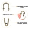Unique Bargains Metal DIY Blankets Crafts Brooch Making Home Sewing Large Safety Pins 24 Pcs - 3 of 4