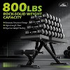 Weight Bench, Adjustable Strength Training Bench for Full Body Workout with Fast Folding-New Version - 3 of 4