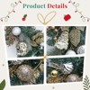 6 Ft Pre-Lit Christmas Garland with 20 Battery Operated Led Lights with Timer for Mantle Staircase Table - 4 of 4