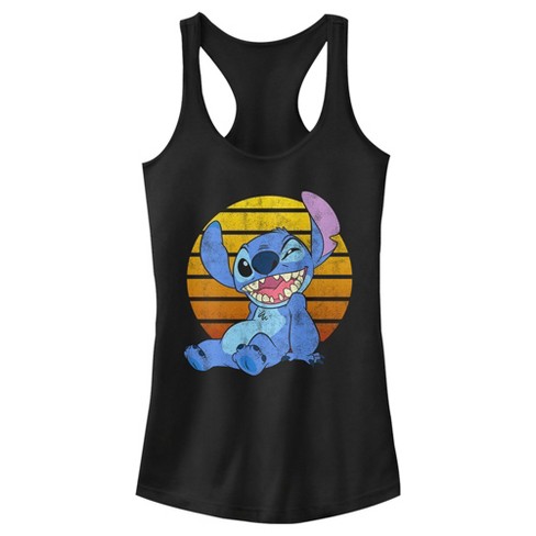 Juniors Womens Lilo Stitch Winking Racerback Tank Top Target