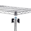 4-Tire Steel Rack Metal Shelf Adjustable Unit Garage Kitchen Storage,Chrome - 2 of 4