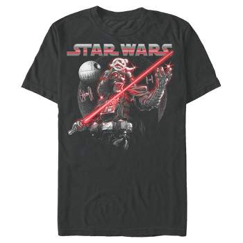 Men's Star Wars: Visions Darth Vader Death Star T-Shirt