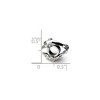 Black Bow Jewelry Sterling Silver Dolphins Bead Charm - 3 of 4
