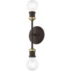Livex Lighting Lansdale 2 - Light Vanity in  Bronze/Antique Brass - 4 of 4