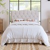 KTMBDW Platform Bed Frame with Upholstered Adjustable Button Tufted Headboard, Mattress Foundation with Wooden Slat Support, Noise Free, Beige - 2 of 4