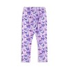The Pink Picket Fence Girls’ 3-Pack Cotton Leggings – Dinosaur Print Sensory-Friendly Pants – Pack of 3 Super Soft Leggings - 2 of 4