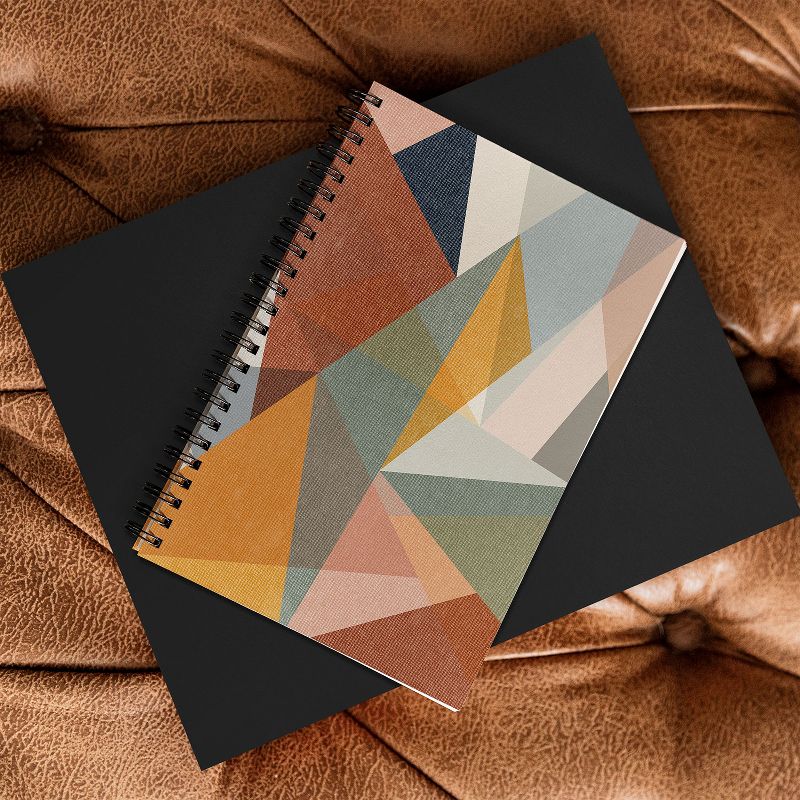 Little Arrow Design Co modern triangle mosaic multi Spiral Notebook - Deny Designs, 4 of 5