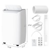 Portable Air Conditioner Cools Rooms up to 550 Sq.ft with Quiet Operation, 24 Hour Timer, Dehumidifier, LED Display and Remote Control - 4 of 4