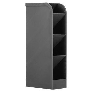 Unique Bargains Plastic Large Capacity 4 Compartments Makeup Brush Pencil Holder - 1 of 4