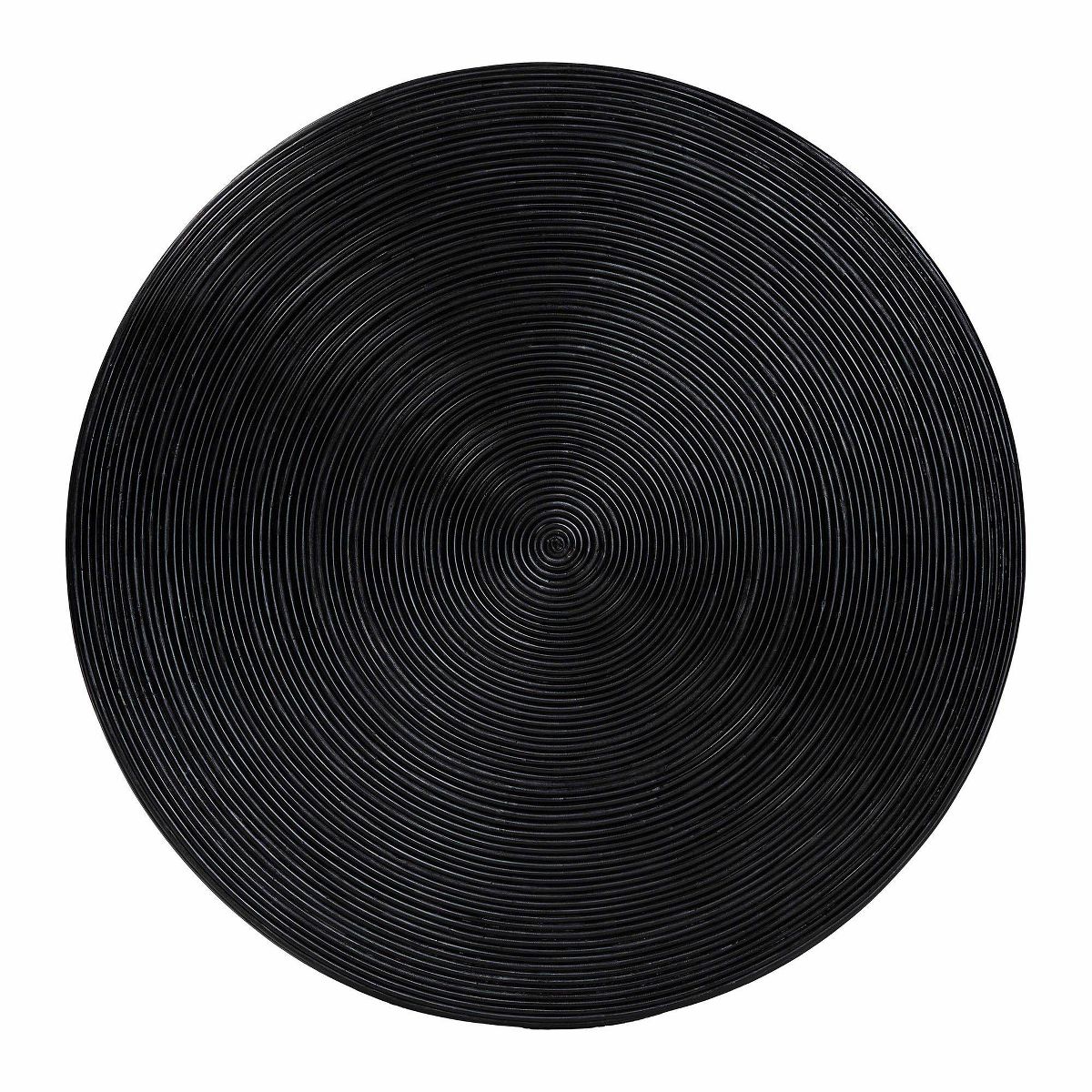 bali & pari Tokyo Laminated Natural Rattan Coffee Table Black - thumbnail 4