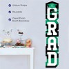 Big Dot of Happiness Green Graduation Banner - Vertical Shaped Banner Decorations - 2 of 4