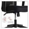 Workspace by Alera Mesh Back Fabric Task Chair, Supports Up to 275 lb, 17.32" to 21.1" Seat Height, Black Seat, Black Back - 4 of 4