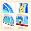 Tangkula Inflatable Water Park Bounce House Slide Shark with/without Blower - 4 of 4