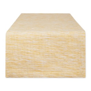 Design Imports Off-White Tonal Recycled Cotton Slubby Rib Table Runner - 1 of 4