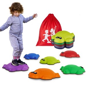 Balance Stepping Stones, Stepping Stones for Kids, Sensory Stones for Toddlers 3-5, Toddler Stepping Stones, Obstacle Course Develop Toddler Balance - 1 of 4