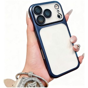 HTUTWOO for iPhone 17/Air/Pro/Max Frosted Transparent Matte Case, Full Lens Protection Phone Cover, Shockproof Slim Fit - 1 of 4