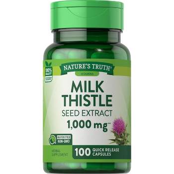 Nature's Truth Milk Thistle Extract 1000mg | 100 Capsules