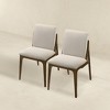 NicBex Mid Century Wooden Dining Chairs Set of 2 with Upholstered Cushion Back,Stylish Accent Chairs for Dining Room,Kitchen,Office - 3 of 4