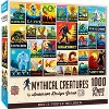 MasterPieces 1000 Piece Jigsaw Puzzle - Mythical Creatures Vintage Posters Collection - 2 of 4