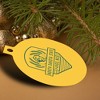 North Dakota State Badge Aluminum Holiday Christmas Tree Ornament - 4 of 4