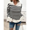 Coolmee Women's Turtleneck Sweater Fall Winter Chunky Knitted Pullover High Low Hem Fashion Basic Jumper Top - 4 of 4