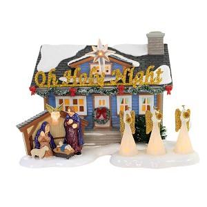 Department 56 House 6.5 Inch Oh Holy Night House Christmas Lane Snow Village Village Buildings - 1 of 3