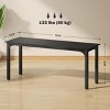 70.9" Industrial Computer Desk with Metal Frame, Large Workstation Table for Home Office or Study -3irtyhousy - 4 of 4