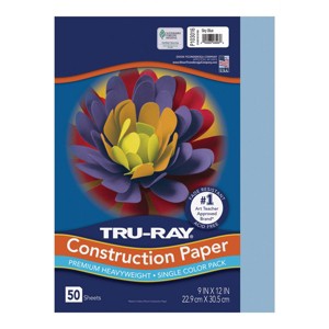 Dixon 9" x 12" Tru-Ray® Heavyweight Construction Paper - 50 Packs - 1 of 1