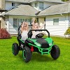 Remote-Control 24V Kids’ Off-Road UTV, 2-Seater Electric Ride-On Car w/Suspension, LED Lights, Outdoor Toy for Ages 3–8 - 3 of 4