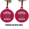 Central Washington University Wild Cats Logo Aluminum Holiday Christmas Tree Ornament - 2 of 4