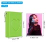 Unique Bargains Love Heart PVC Material Photocard Binder Album with 32 Pockets 4.3"x3.3" 2 Pcs - 2 of 4