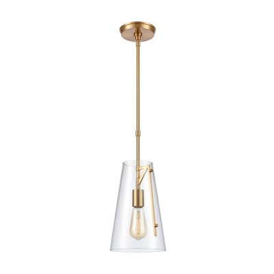 Elk Home Trustle 1 - Light Pendant in  Satin Brass