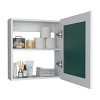 GlasFlength Decorative Wall Mirrors Medicine Cabinet Accent Mirror Wall Mounted Mirror Storage Cabinet for Bathroom Wall, White, 18.6"*5.7"*20.5" - 4 of 4