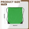 Unique Bargains Fitness Sports Travel Lightweight Drawstring Backpacks 2 Pcs - 2 of 4