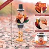 Ornativity Thanksgiving Fall Turkey Nutcracker – Green and Orange Wooden Turkey Nutcracker Holiday Christmas, Doll Figure Home Table Decorations - 2 of 4
