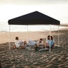 10x10 Pop Up Canopy Tent Outdoor Canopy with 1 Removable Sidewall, Commercial Instant Tent Shelter - 4 of 4