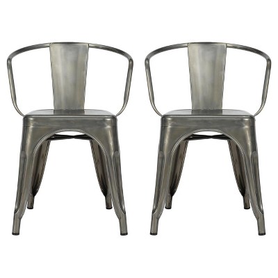 metal dining chairs target